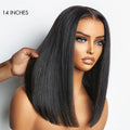 5x5 Glueless Lace Closure Bob Wig 180% Density Straight
