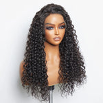 Load image into Gallery viewer, 30inch 13x6 PartingMax Glueless Lace Wig 3D Cap Pre-bleached Water Wave Transparent Lace Front Wig 180% Density
