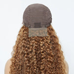 Load image into Gallery viewer, Pre-Plucked 13x4&quot; Lace Front Water Wavy Highlight Wig Free Part 150% Density-100% Human Hair
