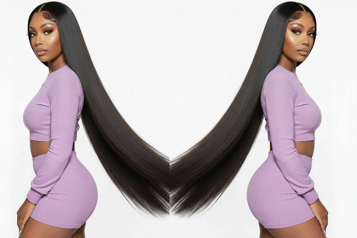 200% Density 13x4 Full Frontal HD Lace Wig Straight | 100% Human Hair