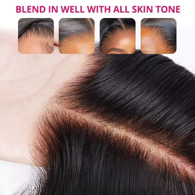 200% Density 13x4 Full Frontal Lace Wig Body Wave, 100% Human Hair, 200% Density