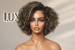 Load image into Gallery viewer, 8 inch Trendy Short Cut Curly Minimalist HD Lace Glueless Side Part Wig | 100% Human Hair
