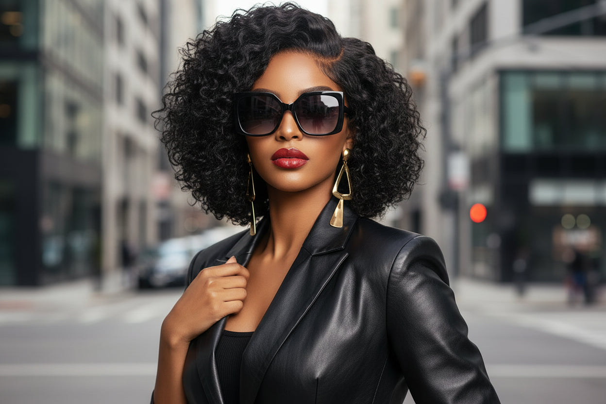 8" Trendy Short Curly Glueless Wig – Minimalist HD Lace | 100% Human Hair