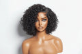8" Trendy Short Curly Glueless Wig – Minimalist HD Lace | 100% Human Hair