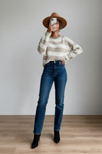 Load image into Gallery viewer, Striped Knit Pullover Sweater

