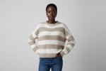 Load image into Gallery viewer, Striped Knit Pullover Sweater
