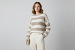Load image into Gallery viewer, Striped Knit Pullover Sweater
