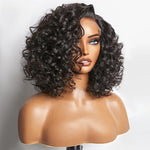 Load image into Gallery viewer, 10 inch Bouncy Left C Part Loose Wave Glueless Minimalist HD Lace Wig Ready To Go
