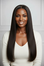 Load image into Gallery viewer, Pre-Plucked 13x4 Lace Front Straight Bob Wig 150% Density
