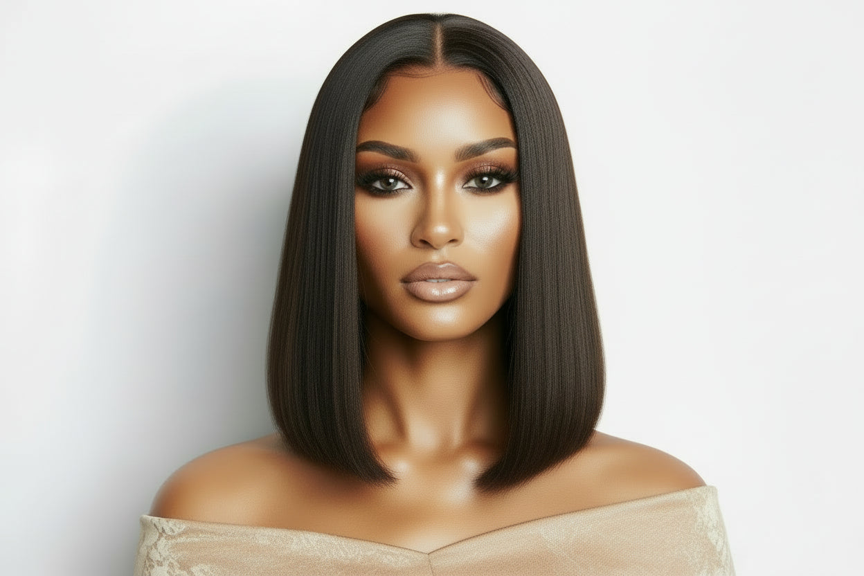 Straight Bob Lace Front Wig | 13x4 HD Lace | 150% Density