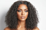 Load image into Gallery viewer, 5x5 Glueless Lace Closure Bob Wig 150% Density Water Wave

