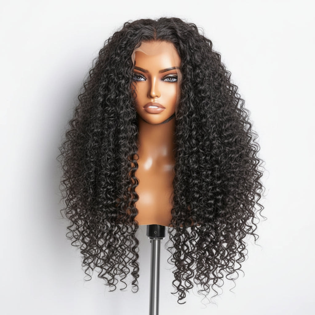 Deep‑Wave Glueless HD Lace Front Wig – 200% Density, 13×4 Full Frontal