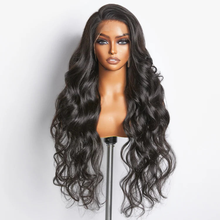 200% Density 13x4 Full Frontal Lace Wig Body Wave, 100% Human Hair, 200% Density