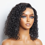 Load image into Gallery viewer, Pre-Plucked 13x4 Lace Front Water Wave Bob Wig 150% Density
