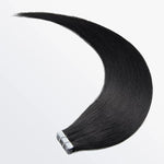 Load image into Gallery viewer, Premium Quality Straight Tape In Remy Hair Extensions #1 Jet Black
