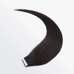 Load image into Gallery viewer, Premium Quality Straight Tape In Remy Hair Extensions #1B Natural Black
