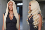 Load image into Gallery viewer, 613 Blonde Body Wave Human Hair Wig | 13x6 HD Transparent Lace Frontal Wig |180% Density | 100% Human Hair
