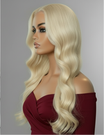 Load image into Gallery viewer, 613 Blonde Body Wave Human Hair Wig | 13x6 HD Transparent Lace Frontal Wig |180% Density | 100% Human Hair
