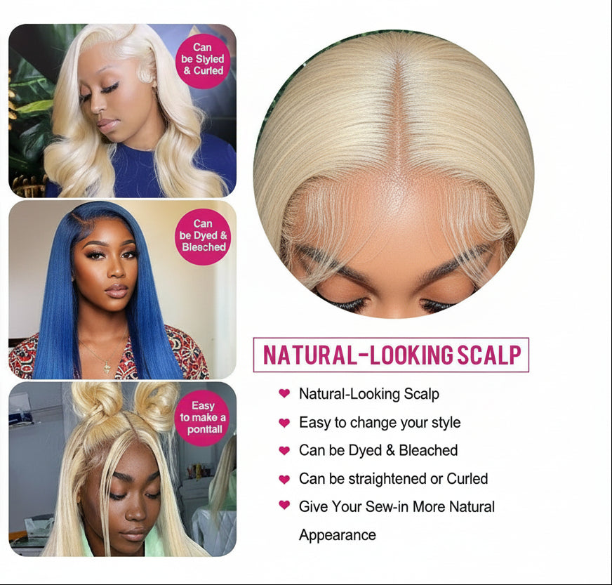13x6 613 Straight HD Lace Front Wig 180% Density– Sleek, Natural, and Undetectable