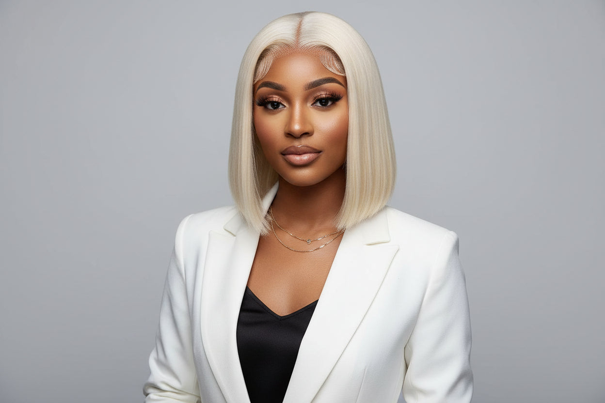 613 13x4 Pre-Plucked Lace Front Body Wave Bob Wig |180% Density| 100% Human Hair