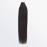 Load image into Gallery viewer, Premium Quality Straight Tape In Remy Hair Extensions #1B Natural Black
