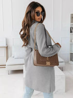 Load image into Gallery viewer, Tie Waist Long Sleeve Outerwear - The PM Edit
