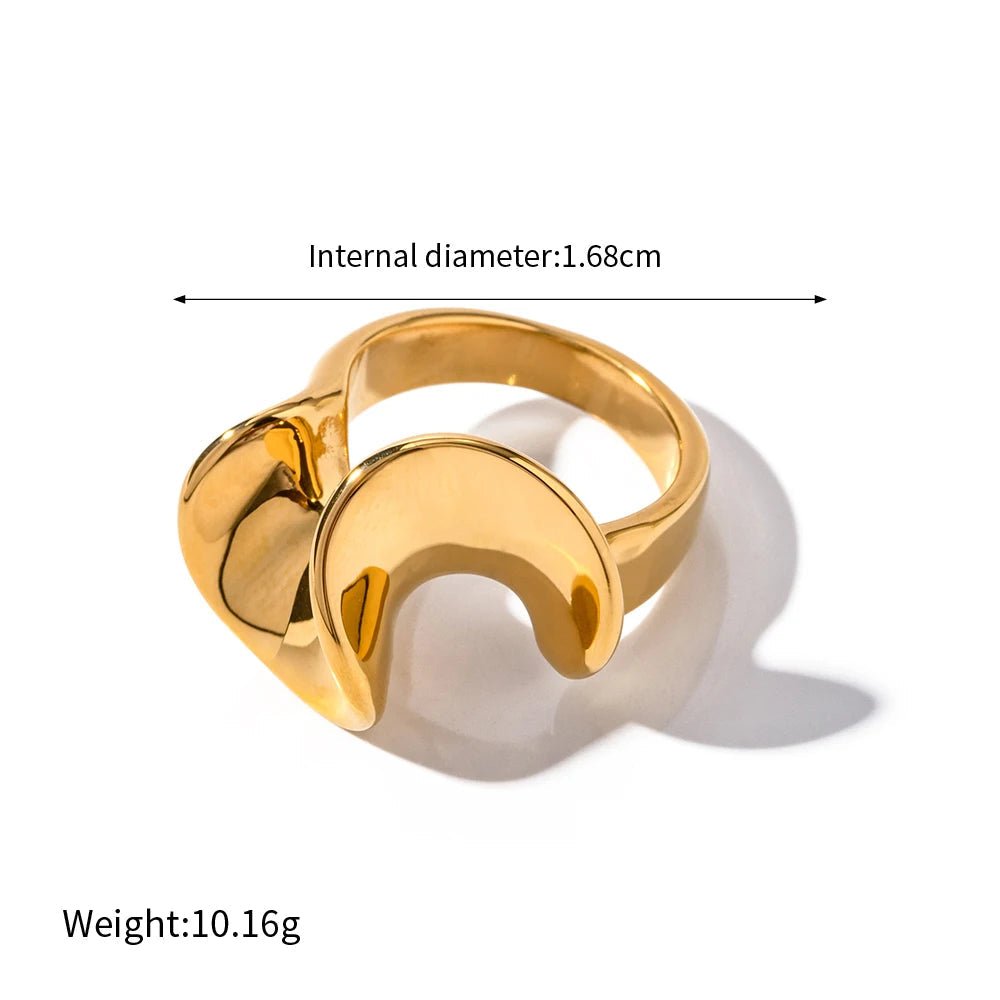 Double Arch Sculptural Ring - The PM Edit