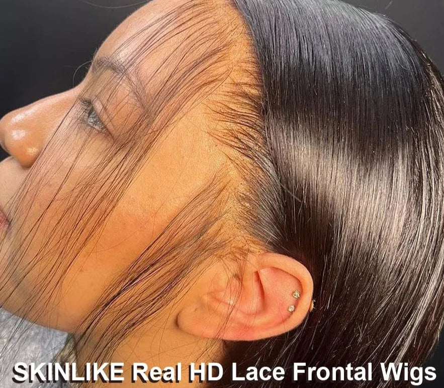 Straight Invisible HD Lace Front Wig. HD Melt Lace.