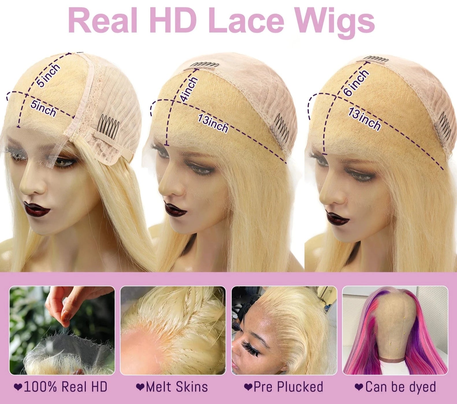 613 HD Lace Front Wig