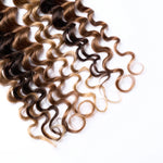 Load image into Gallery viewer, 20inch Deep Wave Bulk Hair For Braiding #P4/27 Color/Boho Braids
