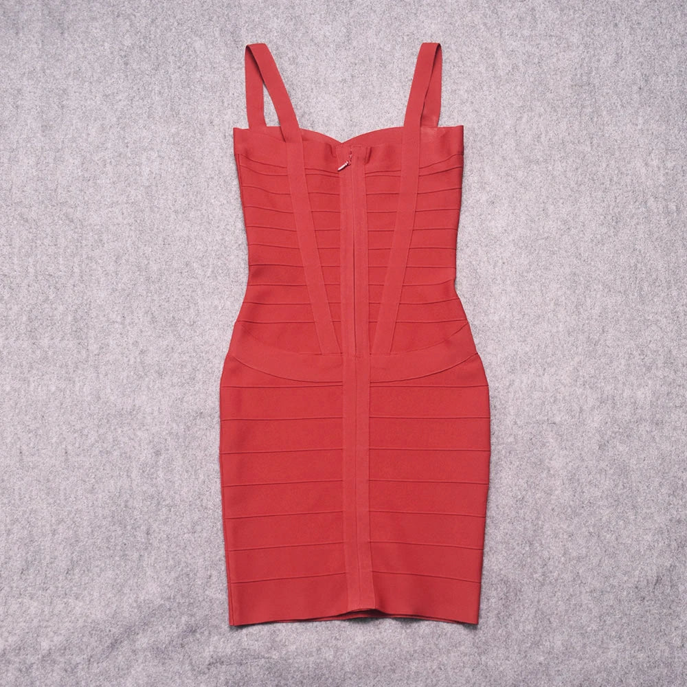 Mini Bodycon Bandage Dress – Curve-Hugging Fit with Luxe Stretch | Night Out Essential