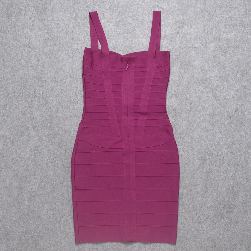 Mini Bodycon Bandage Dress – Curve-Hugging Fit with Luxe Stretch | Night Out Essential