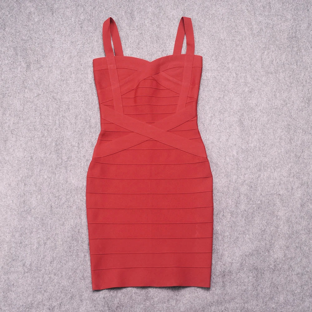 Mini Bodycon Bandage Dress – Curve-Hugging Fit with Luxe Stretch | Night Out Essential