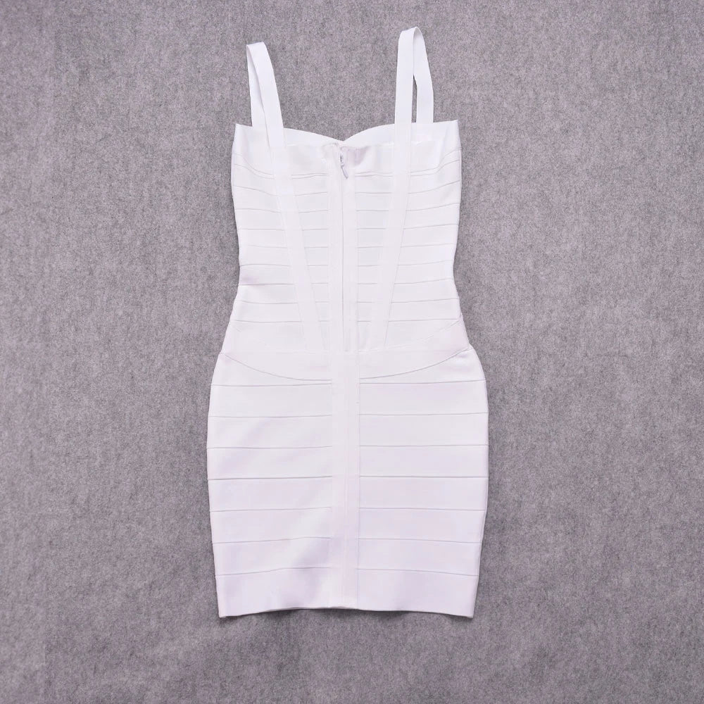 Mini Bodycon Bandage Dress – Curve-Hugging Fit with Luxe Stretch | Night Out Essential