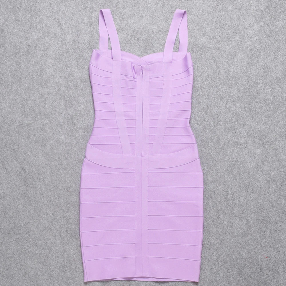 Mini Bodycon Bandage Dress – Curve-Hugging Fit with Luxe Stretch | Night Out Essential