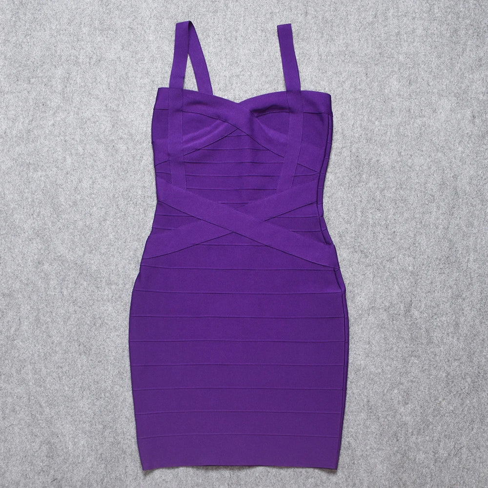 Mini Bodycon Bandage Dress – Curve-Hugging Fit with Luxe Stretch | Night Out Essential