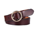 Genuine Leather Pin Buckle Belt - The PM Edit