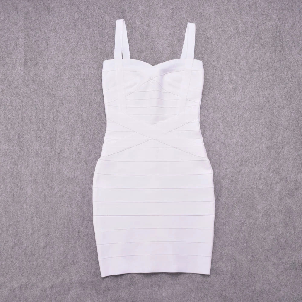 Mini Bodycon Bandage Dress – Curve-Hugging Fit with Luxe Stretch | Night Out Essential