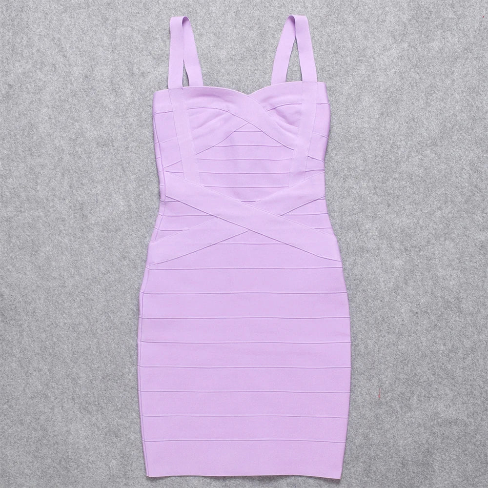 Mini Bodycon Bandage Dress – Curve-Hugging Fit with Luxe Stretch | Night Out Essential