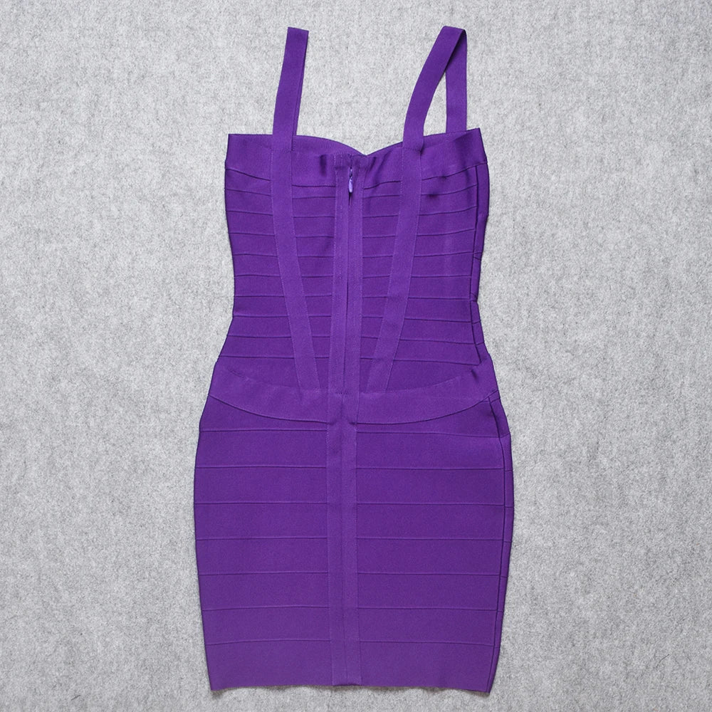 Mini Bodycon Bandage Dress – Curve-Hugging Fit with Luxe Stretch | Night Out Essential