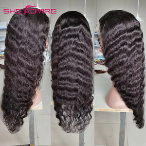 Loose Deep Wave  Wig HD Lace Frontal Brazilian Pre-Plucked Wig 150 Density