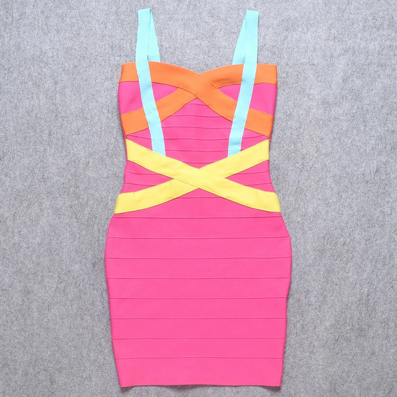 Mini Bodycon Bandage Dress – Curve-Hugging Fit with Luxe Stretch | Night Out Essential