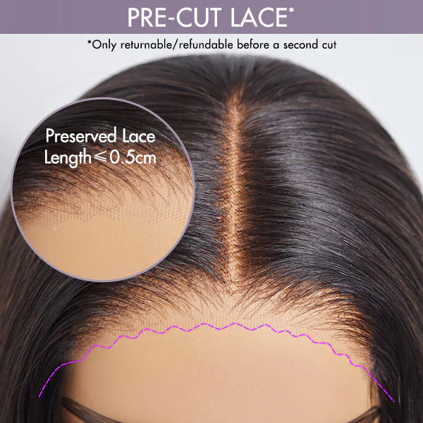8" Trendy Short Curly Glueless Wig – Minimalist HD Lace | 100% Human Hair