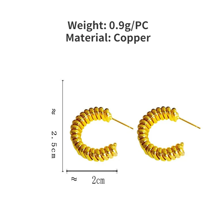 Minimalist Needle Hoops – Bold. Clean. Elevated.