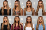 Load image into Gallery viewer, 5x5 P4/27 Honey Blonde Ombre Highlight HD Lace Front Wig | 180% Density | 100% Human Hair
