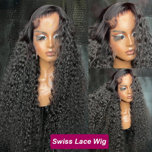 Curly Deep Wave Lace Frontal Wig