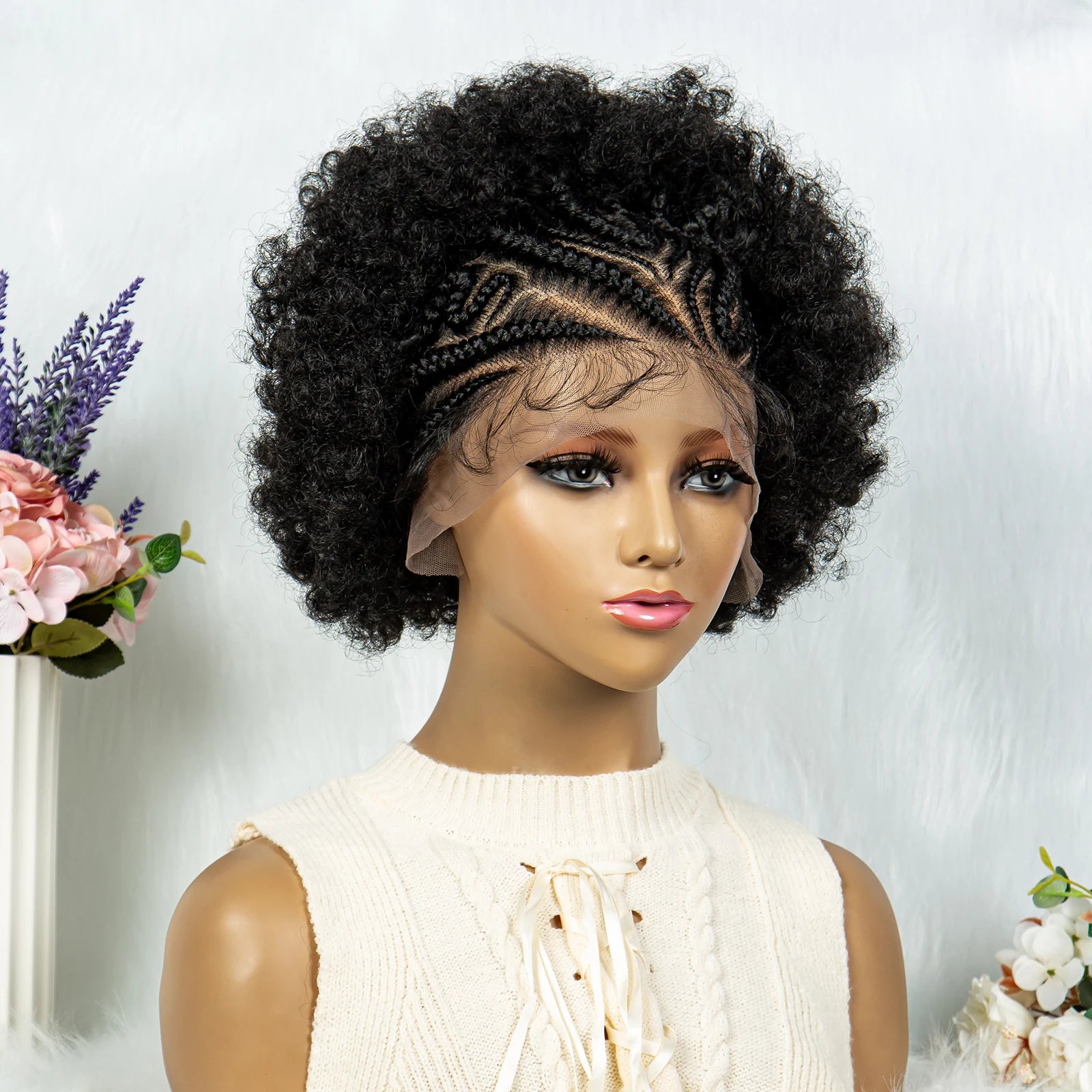 Braided 13x6 Lace Front Wig With Baby Hair