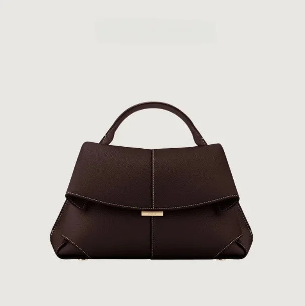 Structured Leather Handbag – Sleek. Chic. Made to Move.