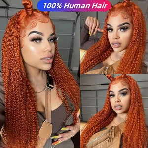 Ginger Deep Wave Wig