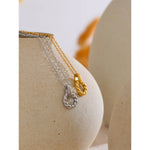 Load image into Gallery viewer, Twisted Rope Circle Pendant Necklace | 18K PVD Gold &amp; Silver Stainless Steel Jewelry
